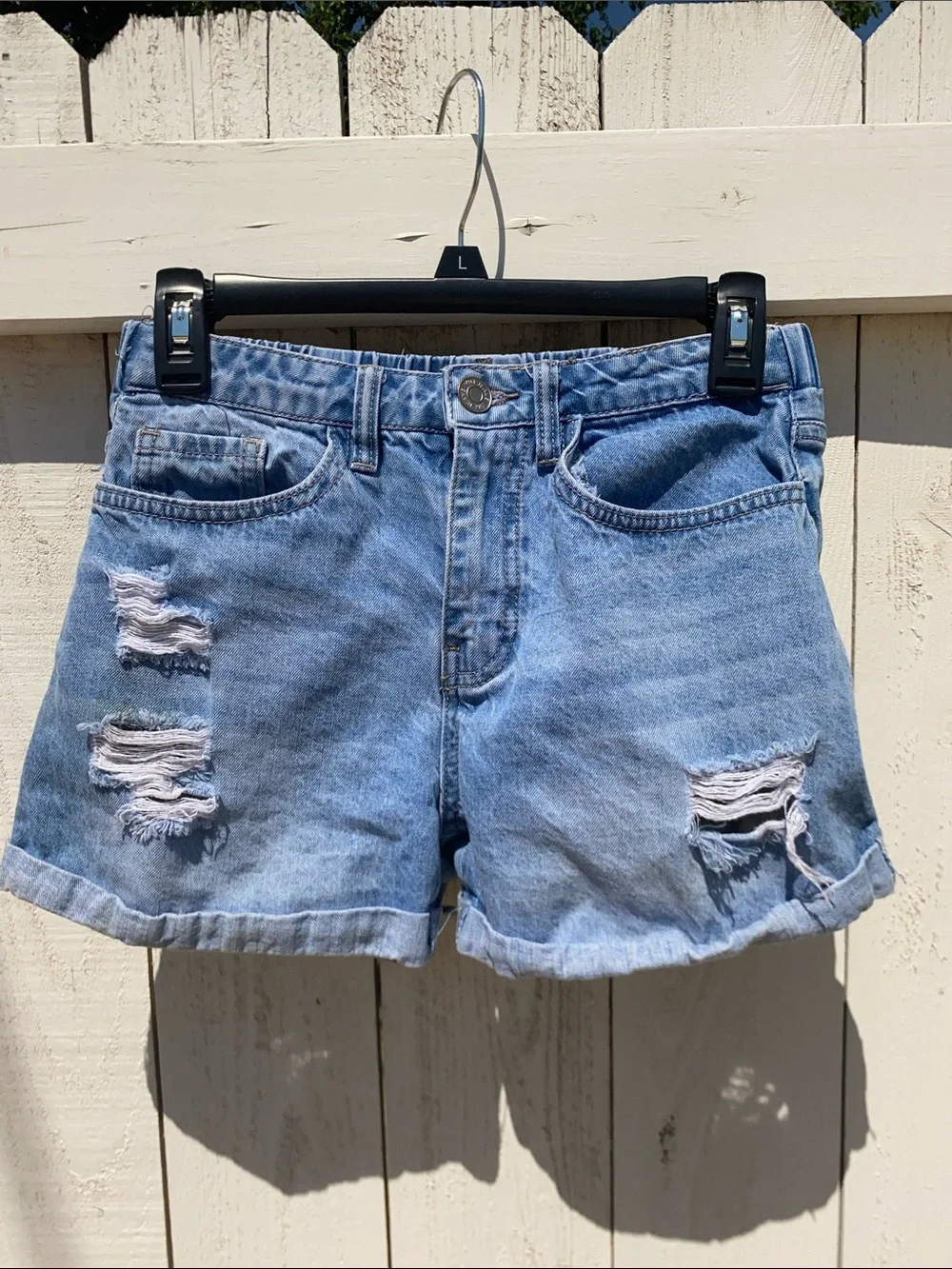YMI Distressed Denim Shorts
